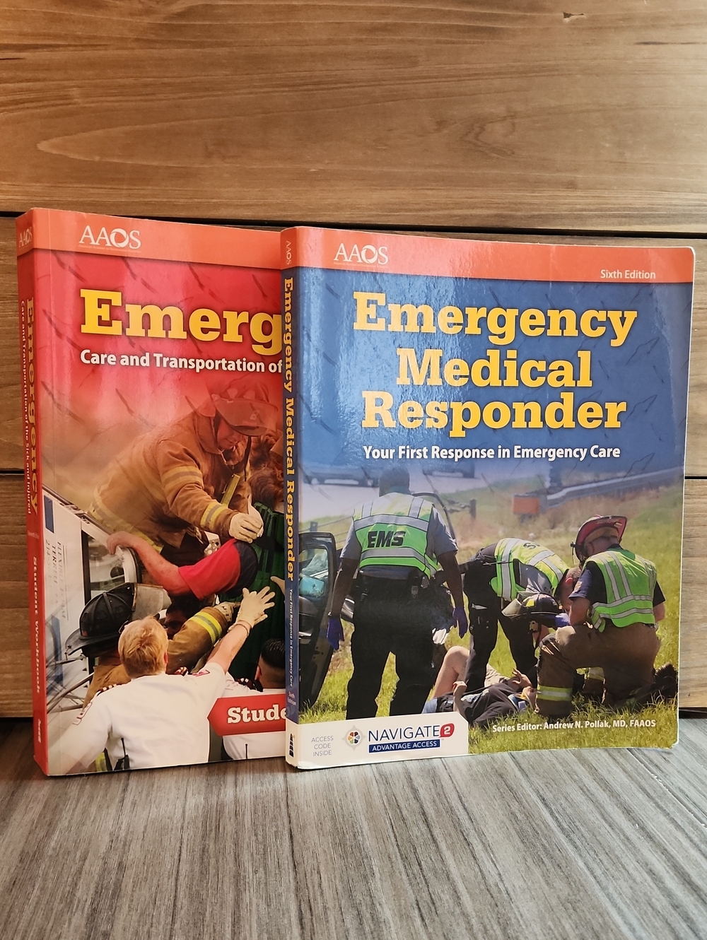 AAOS Emergency Medical Responder 6th Ed Textbook & Student Workbook Bundle